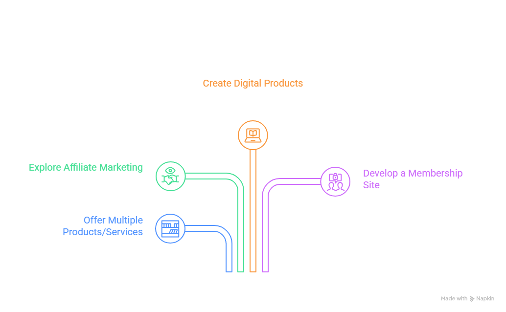 How to diversify online income streams
